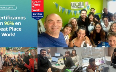 WOW! Customer Experience fue certificada por Great Place to Work | Noticias