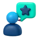 icono persona con burbuja de chat