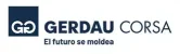 Logo Gerdaucorsa horinzotal azul